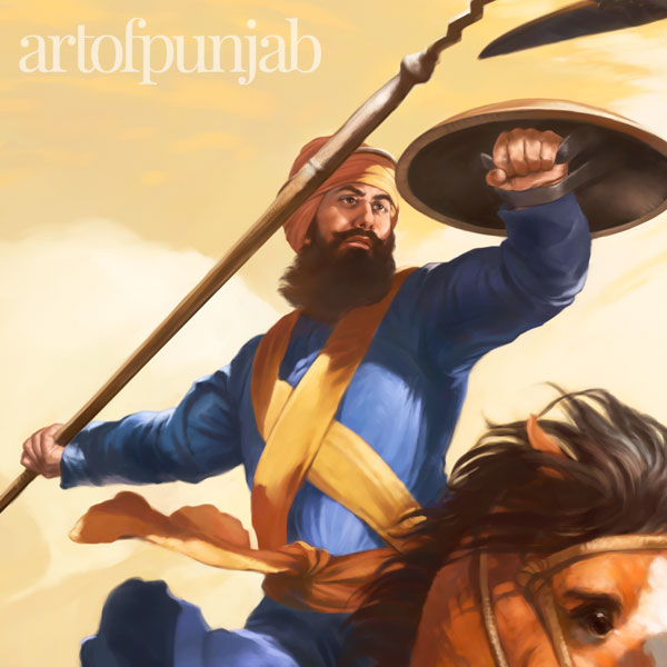 Bhai Bachittar Singh painting