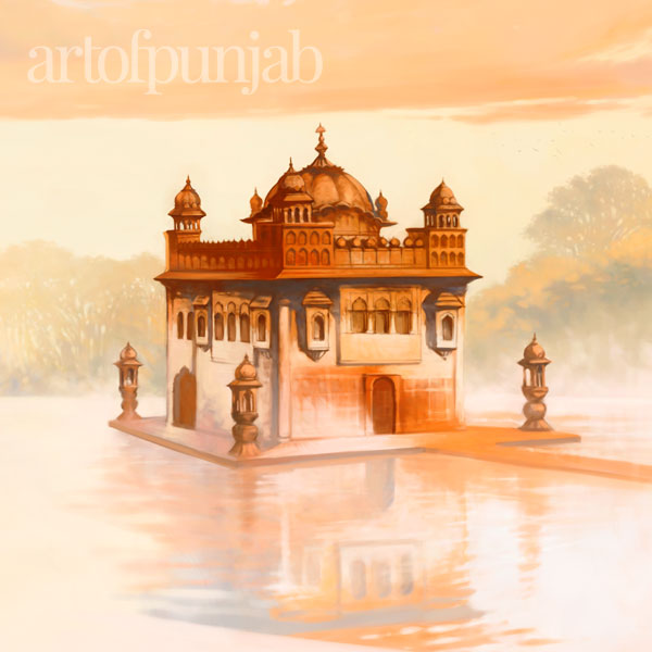 golden temple sikh art