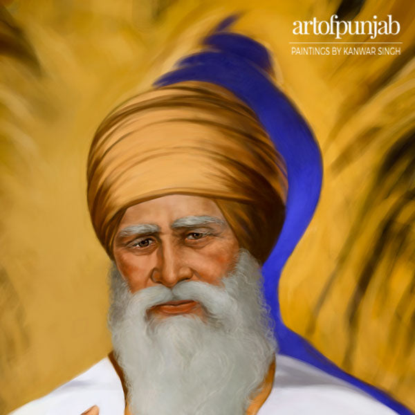 guru nanak gurpurab sikh art by kanwar singh