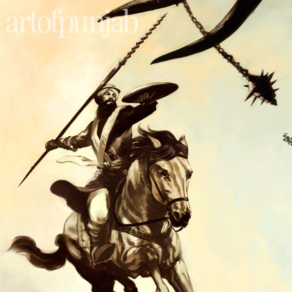 Bhai Bachittar Singh drove a spear into the head of an elephant at the Battle of Anandpur