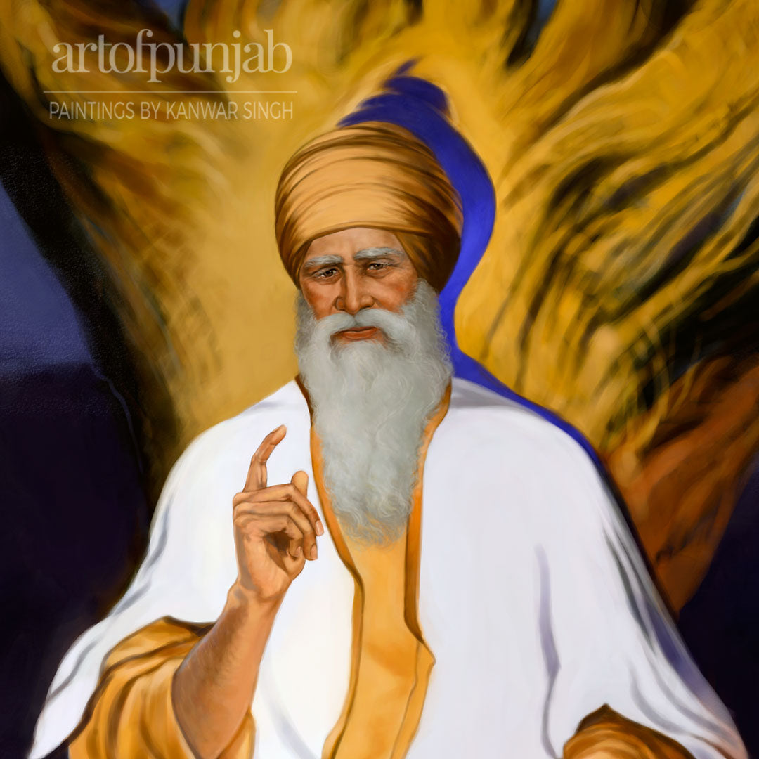 Guru Nanak Dev ji painting