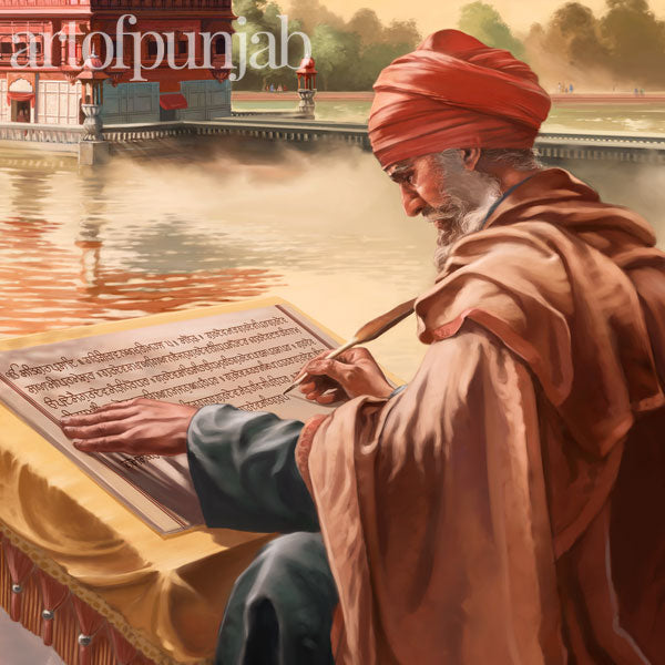 Bhai Gurdas Sikh history painting by Kanwar Singh