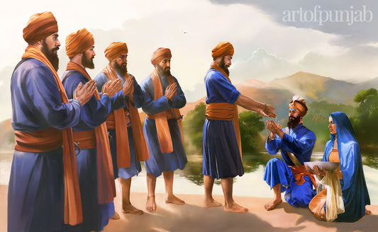 The first Vaisakhi April 13 1699 saw the initiation of the first five Khalsa. 