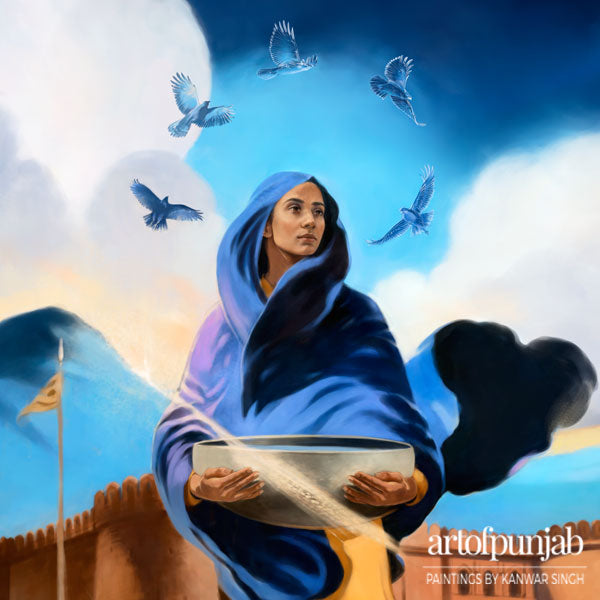 Mata Sahib Kaur - Mother of the Khalsa – ArtofPunjab
